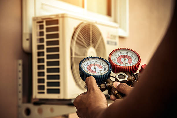 Professional Hvac Installation technician working in Westminster, MD